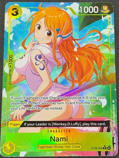 Nami ST29-008 Starter Deck Card (crease)