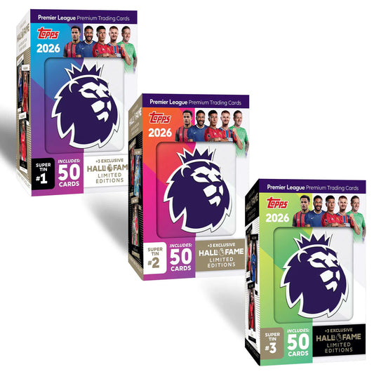 Topps 2026 Premier League Trading Cards Super Tin