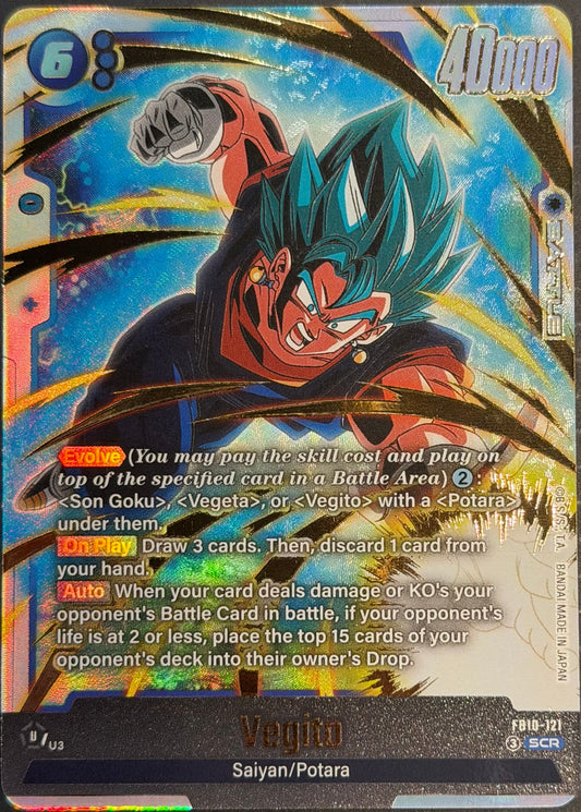 Vegito SCR FB10-121 Cross Force English Dragon Ball Fusion World