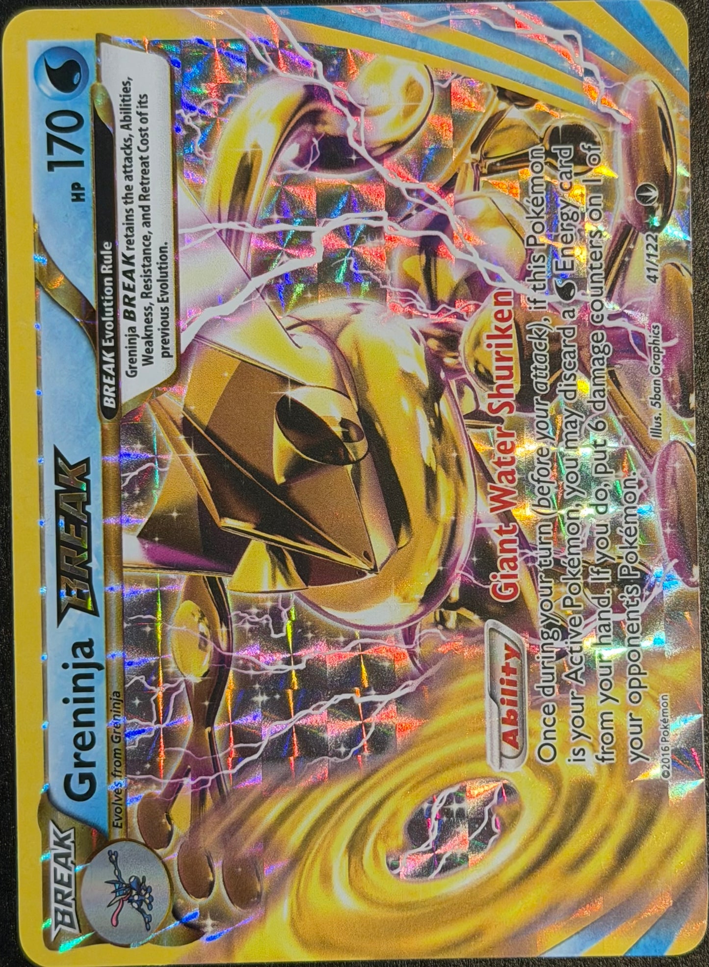 Greninja BREAK 41/122 X Y BREAKpoint (LP)