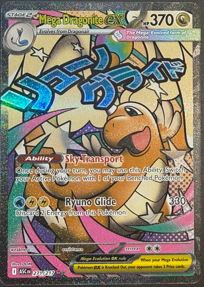 Mega Dragonite ex 271/217 Mega Attack Rare Ascended Heroes