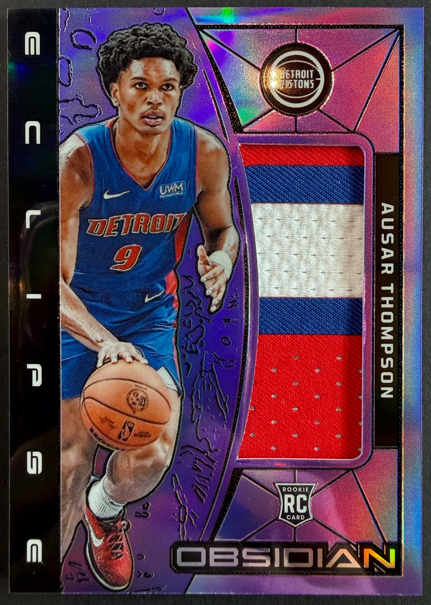 Ausar Thompson 39/49 2023/24 Obsidian Basketball Patch