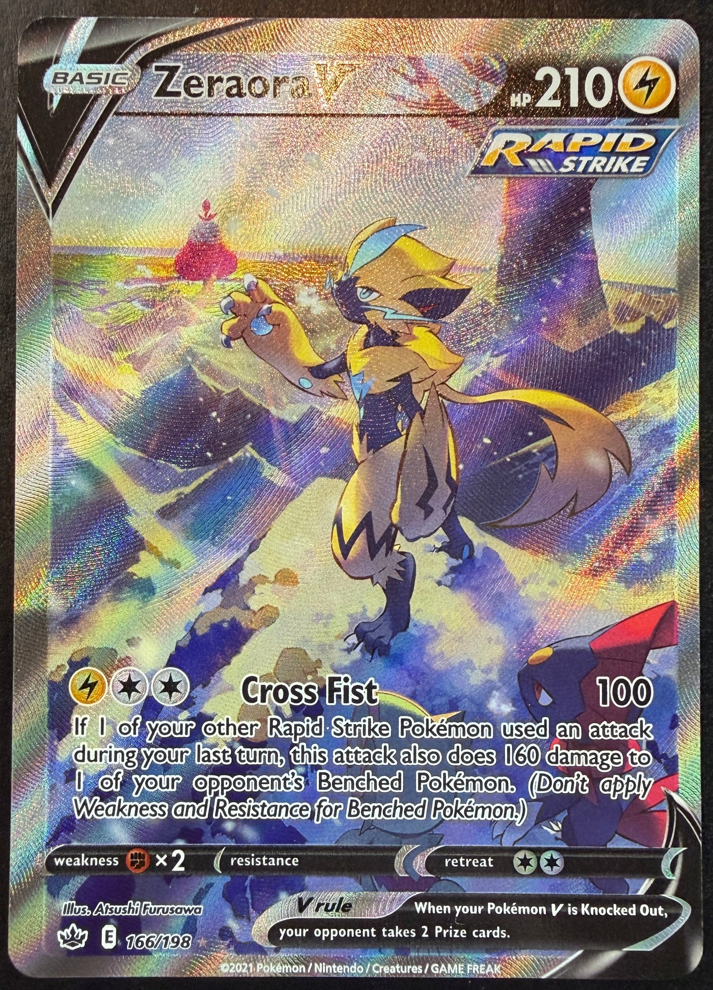 Zeraora V 166/198 [Chilling Reign]