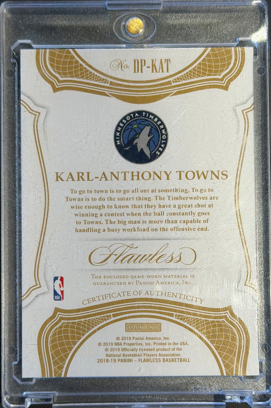 Karl- Anthony Towns 5/5 Dual Patches flawless [Game Worn]