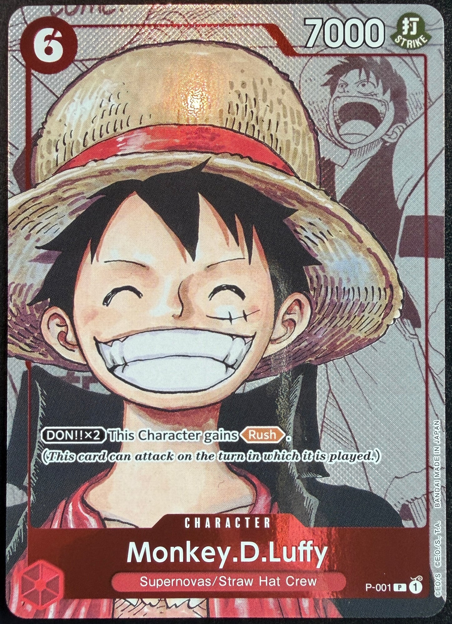 Monkey.D.Luffy P-001 Alternate Art
