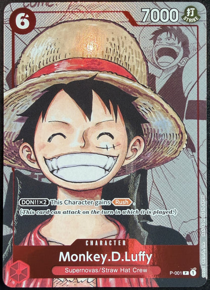 Monkey.D.Luffy P-001 Alternate Art