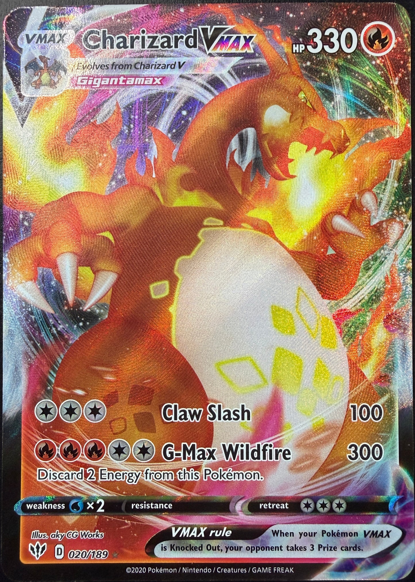 Charizard Vmax 020/189 [Darkness Ablaze]