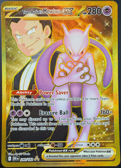 Team Rocket’s Mewtwo ex 240/182 [Destined Rivals]