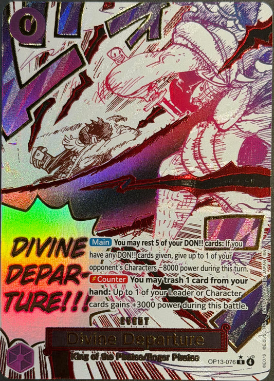 Divine Departure OP13-076 R Manga Event Alternate Art