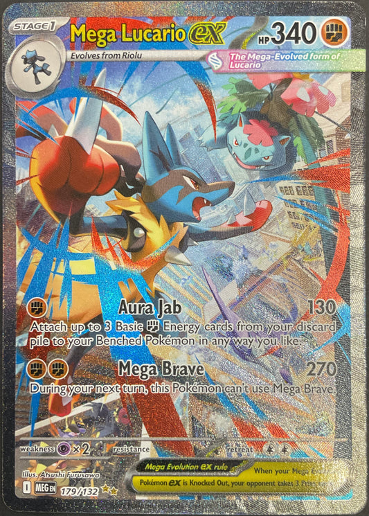 Mega Lucario EX 179/132 [Mega Evolution]