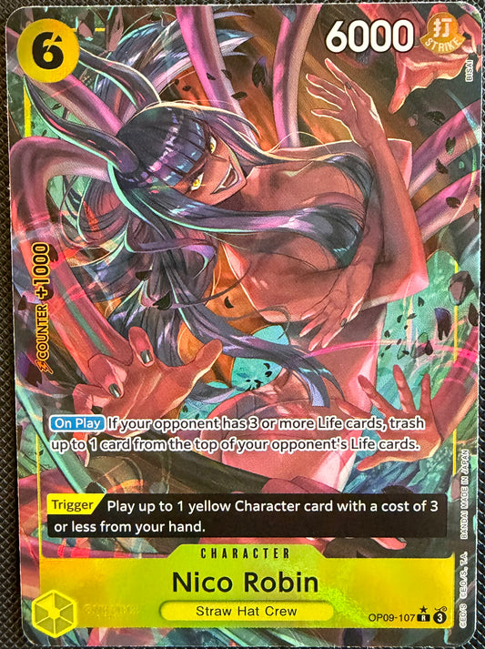 Nico Robin OP09-107 SR Alt Art [Emperors in the New World]
