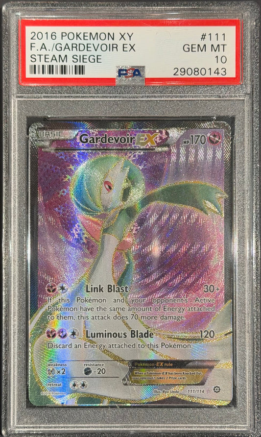 2016 Pokemon Gardevoir EX 111/114 Full Art PSA 10