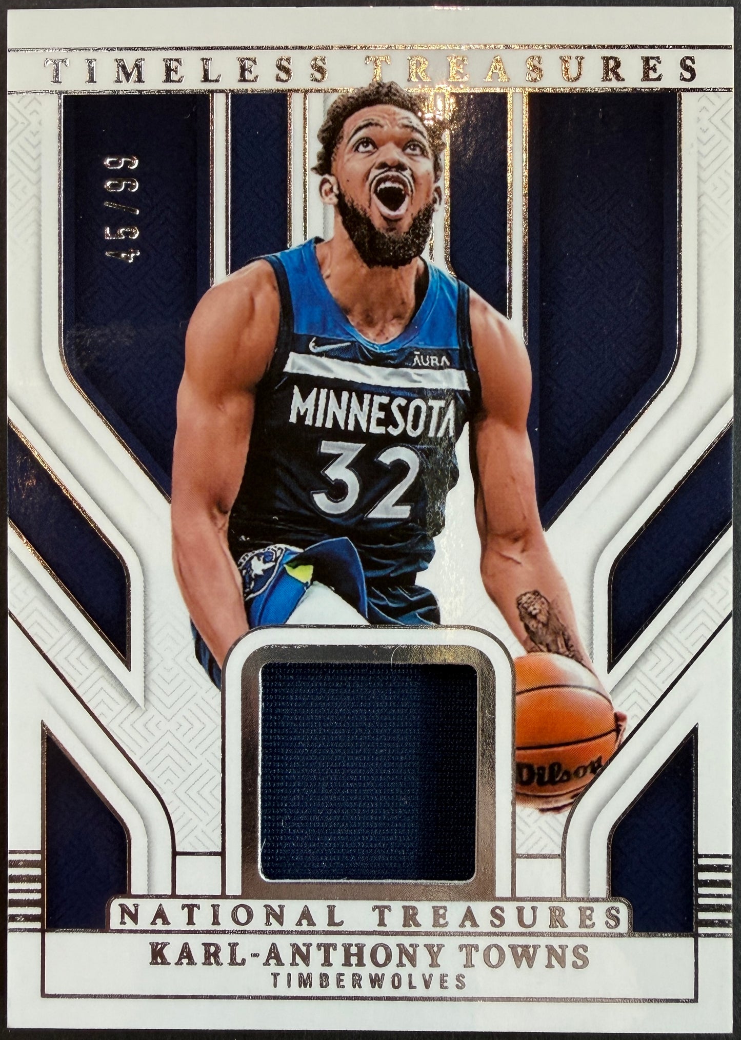 Karl-Anthony Towns 45/99 2024/25 National Treasures Basketball Patch
