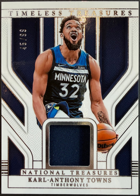 Karl-Anthony Towns 45/99 2024/25 National Treasures Basketball Patch