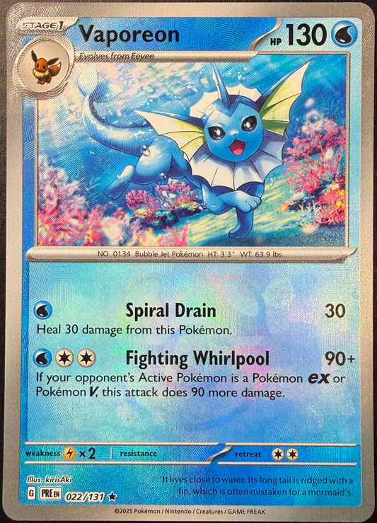 Vaporeon Masterball 022/131 [Prismatic Evolutions]
