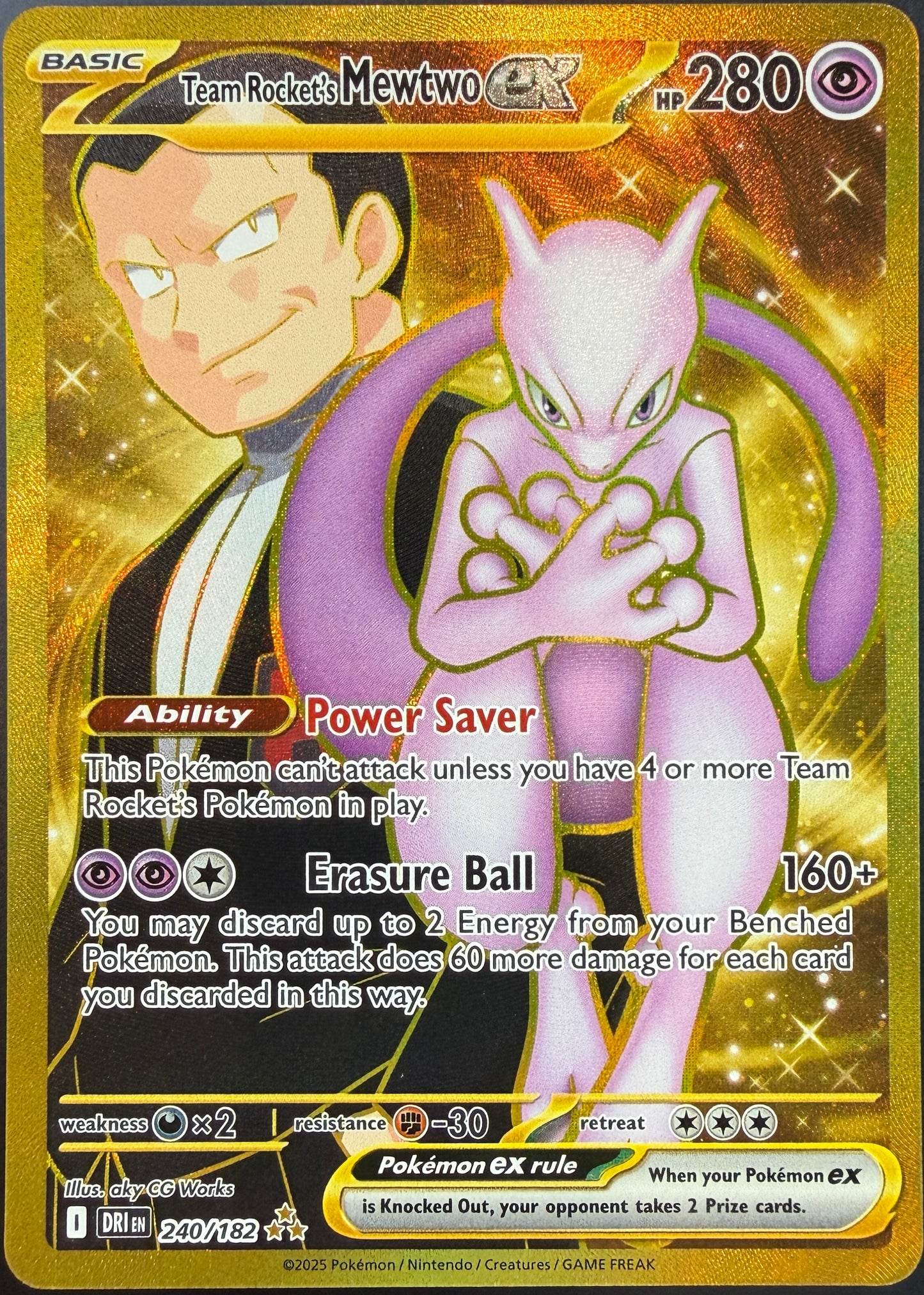 Team Rockets Mewtwo EX 240/182 [Destined Rivals]