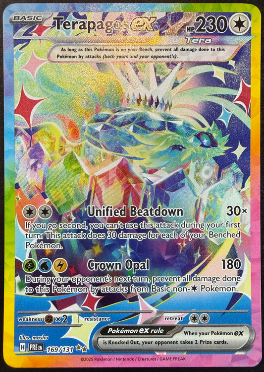 Terapagos EX 169/131 [Prismatic Evolutions]
