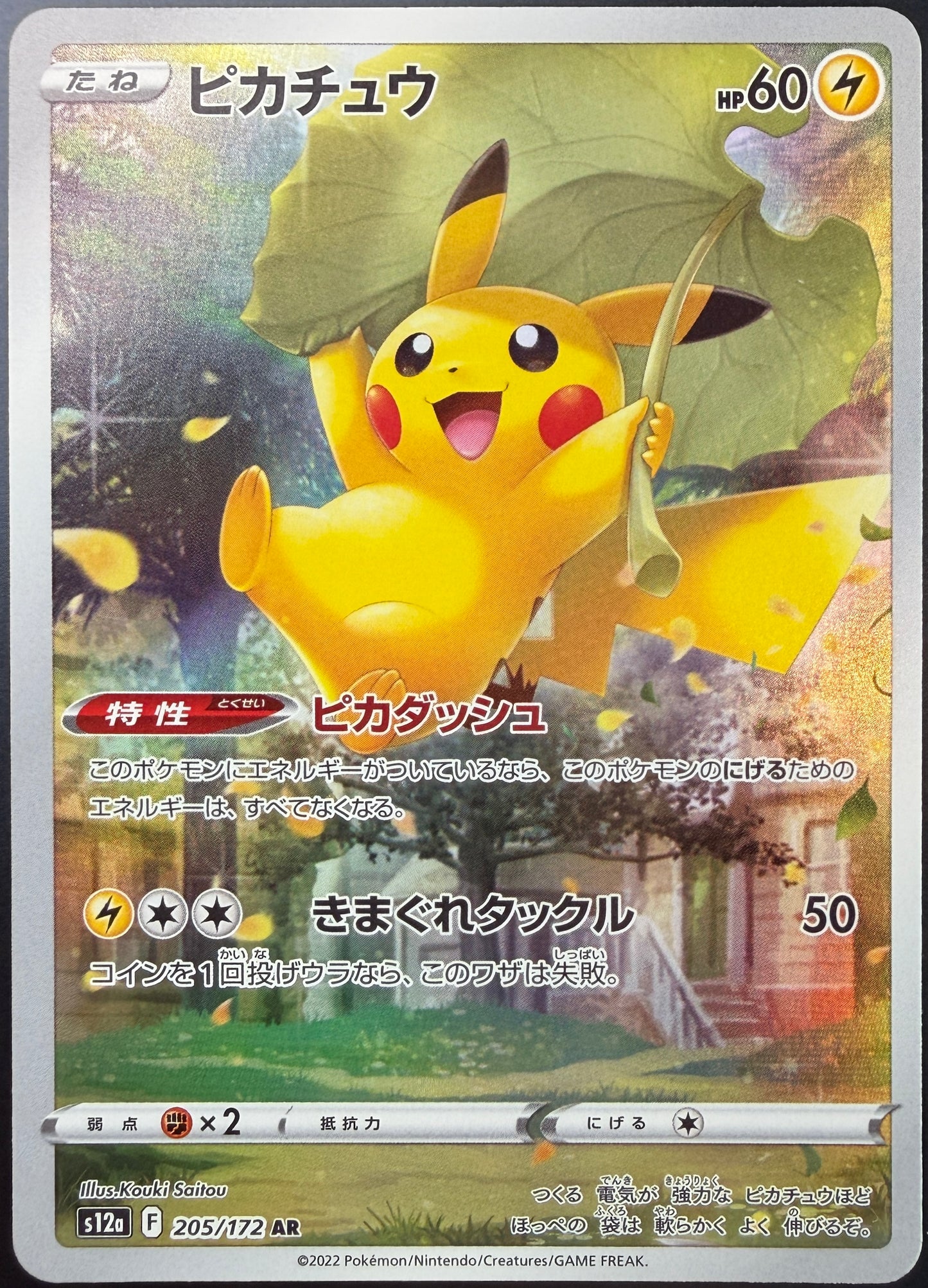 Pikachu 205/172 [s12a] Japanese