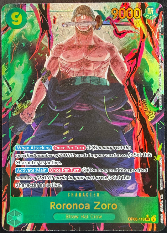 Roronoa Zoro OP06-118 Alternate Art