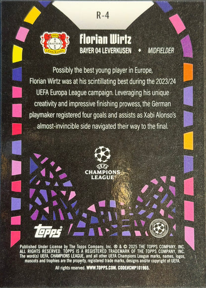 Florian Wirtz R-4 Renaissance Topps Merlin Case Hit