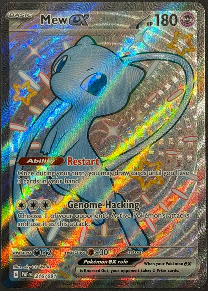 Mew ex Ultra Rare SV: Paldean Fates 216/091