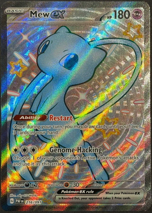 Mew ex Ultra Rare SV: Paldean Fates 216/091