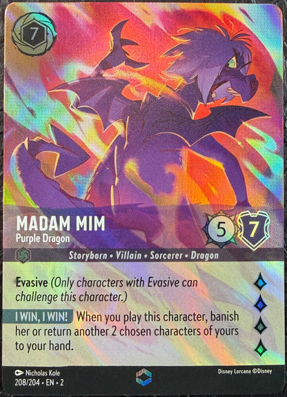 Madam Mim Purple Dragon 208/204 [Floodborn]