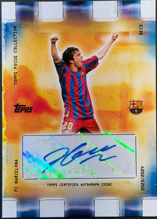 2023 Topps Focus Deco Golden Hour Autograph #HO-DE