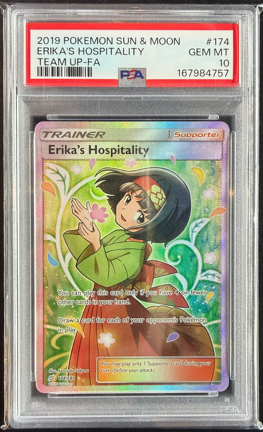 Erika’s Hospitality 174/181 [Sun & Moon] PSA 10