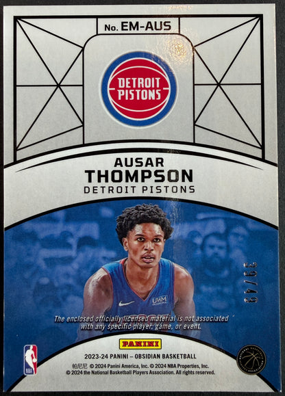 Ausar Thompson 39/49 2023/24 Obsidian Basketball Patch