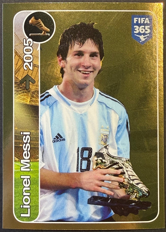 2005 Panini Fifa 365 Lionel Messi Sticker Golden Boot #464