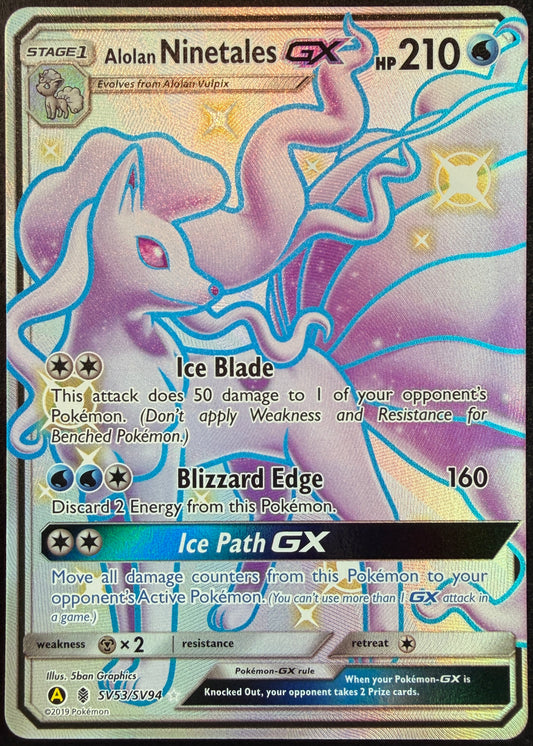 Alolan Ninetales GX SV53/SV94 [Hidden Fates]