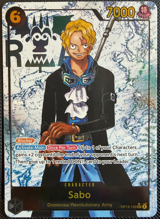 Sabo OP13-120 SEC (Alt Art) [carrying on his will]