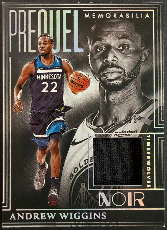 Andrew Wiggins 30/99 2024/25 Noir Basketball Patch