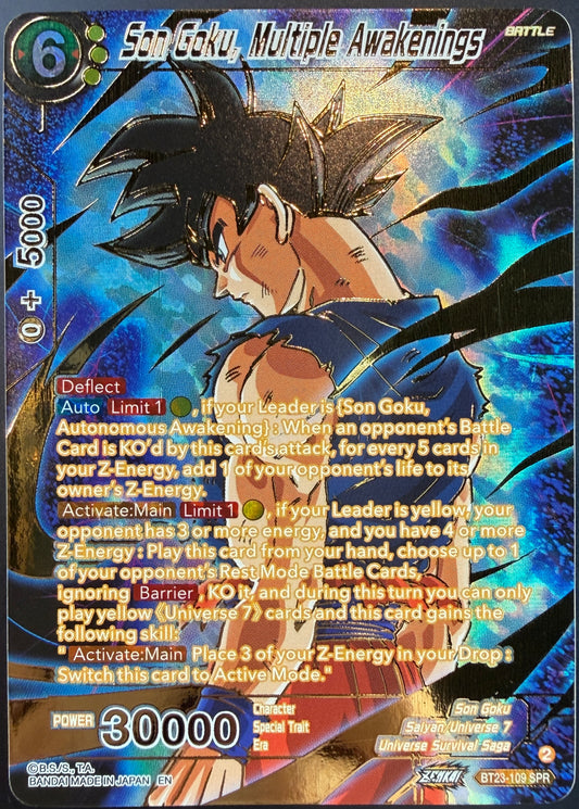 Son Goku, Multiple Awakenings BT23-109 SPR