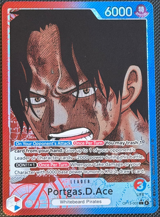Portgas.D.Ace op13-002 L Alt Art [carrying on his will]