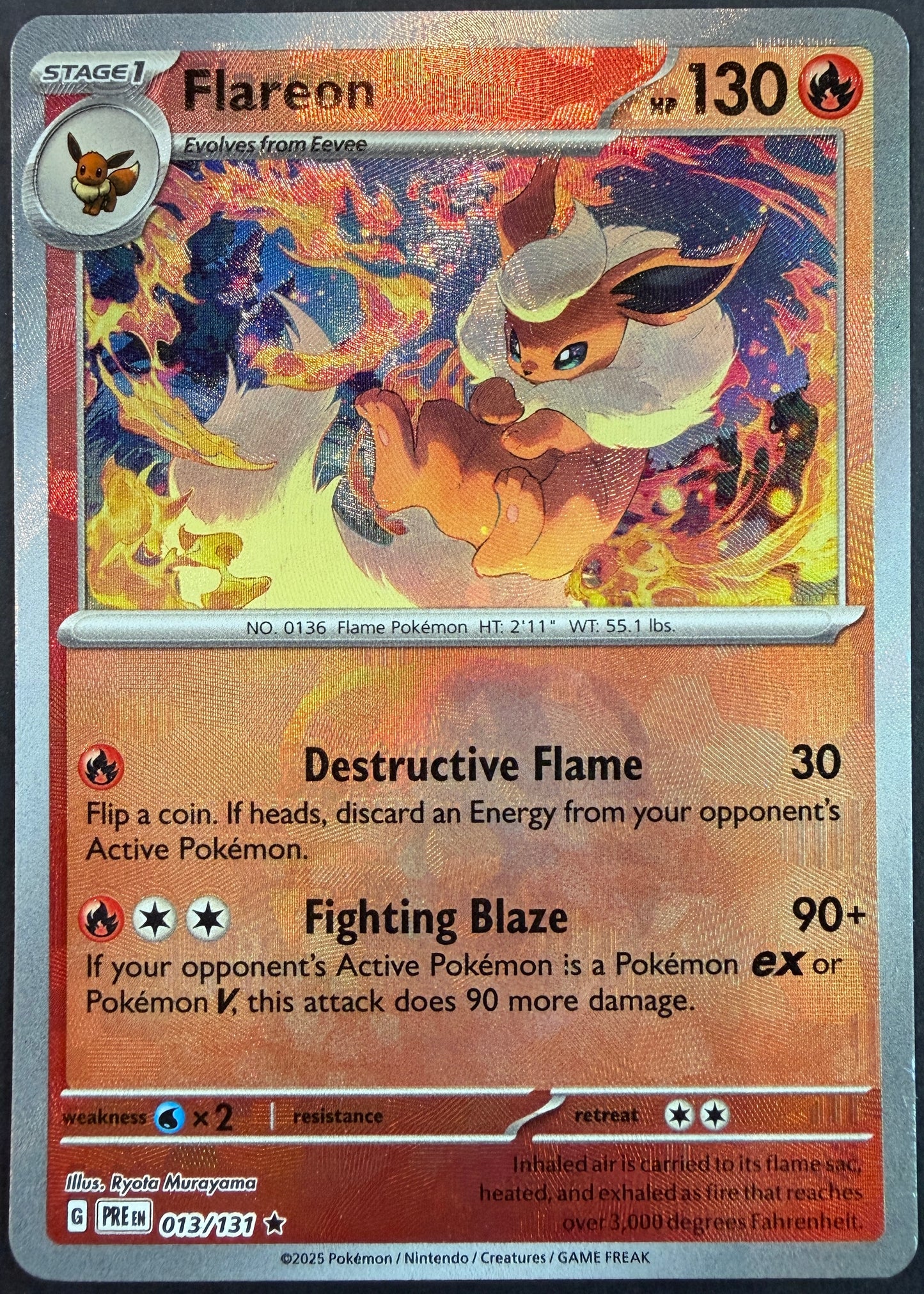 Flareon Masterball 013/131 [Prismatic Evolutions]