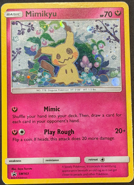 Mimikyu Promo Holo SM Black Star Promo SM163 HP