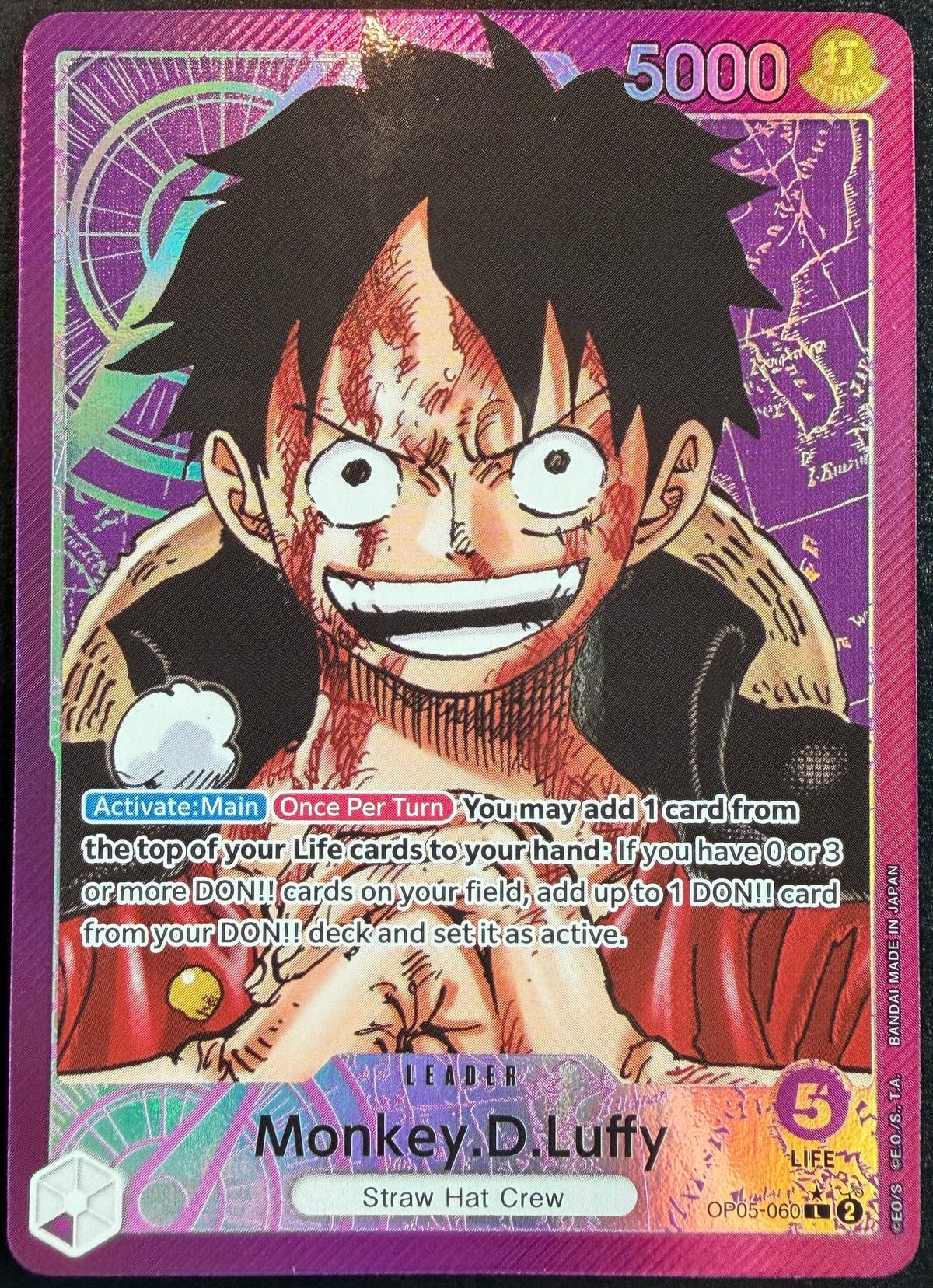 Monkey.D.Luffy OP05-060 Alternate Art Leader