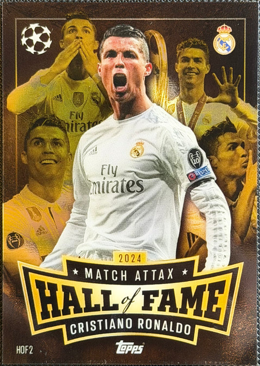 2024 Topps Match Attax Cristiano Ronaldo Hall of Fame