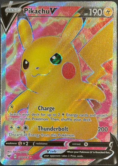 Pikachu V 170/185 Full Art vivid voltage