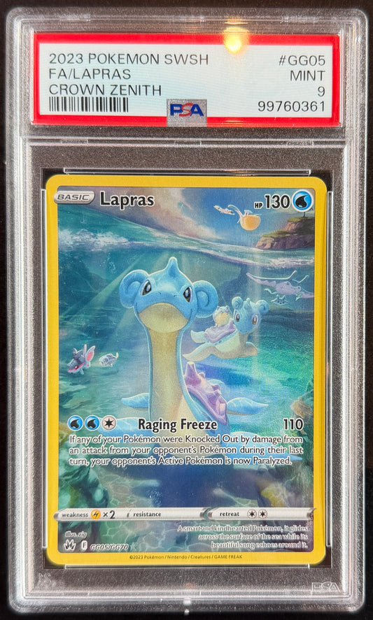 Lapras GG05/GG70 [Crown Zenith] PSA 9