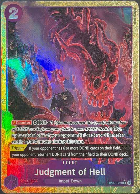 Judgment Of Hell OP02-089 Alt Art R