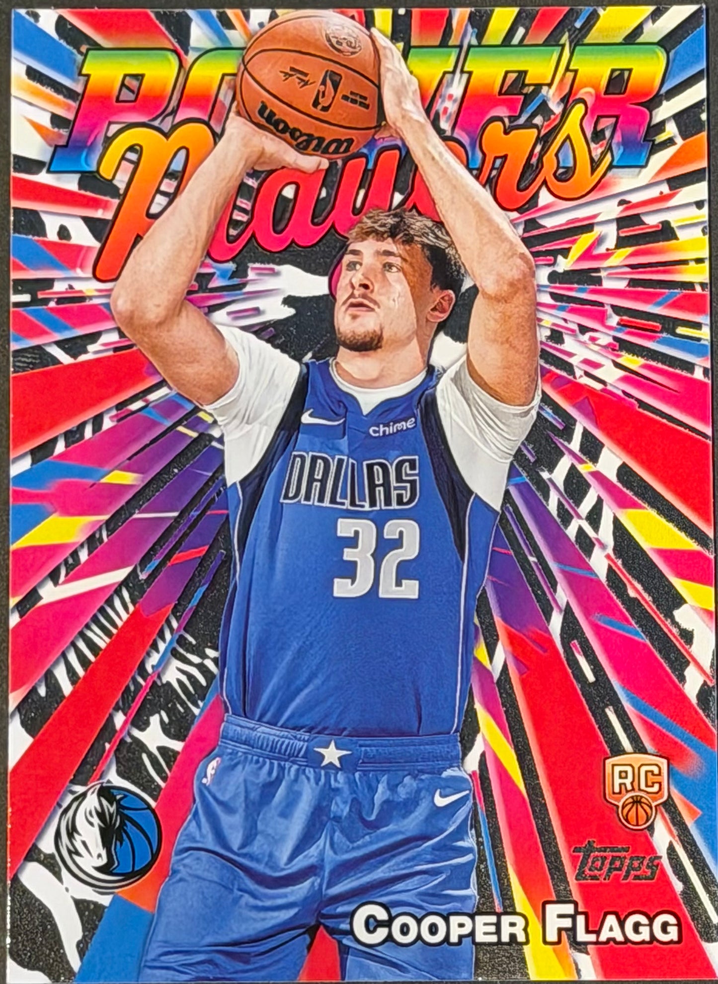 Topps 2025-26 Power Players Insert Cooper Flagg Mavericks RC #PP-16
