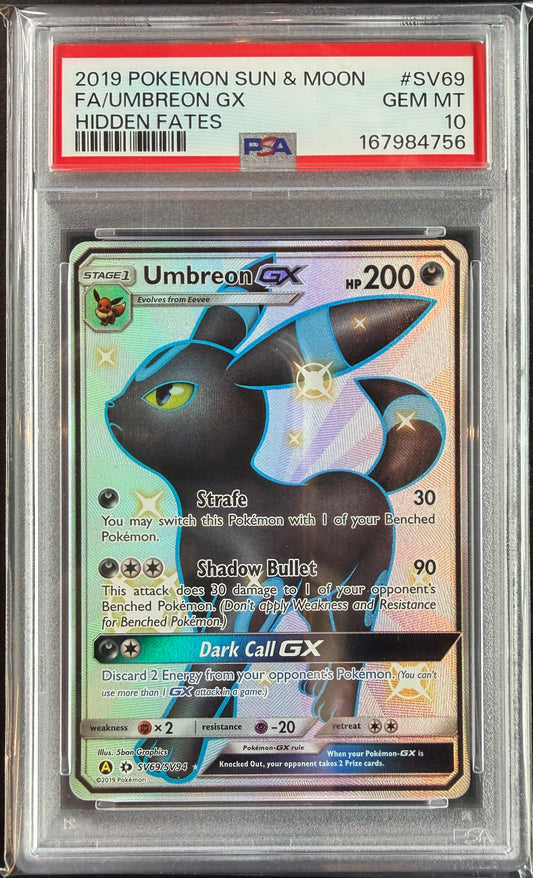 Umbreon GX SV69/SV94 [Sun & Moon] PSA 10