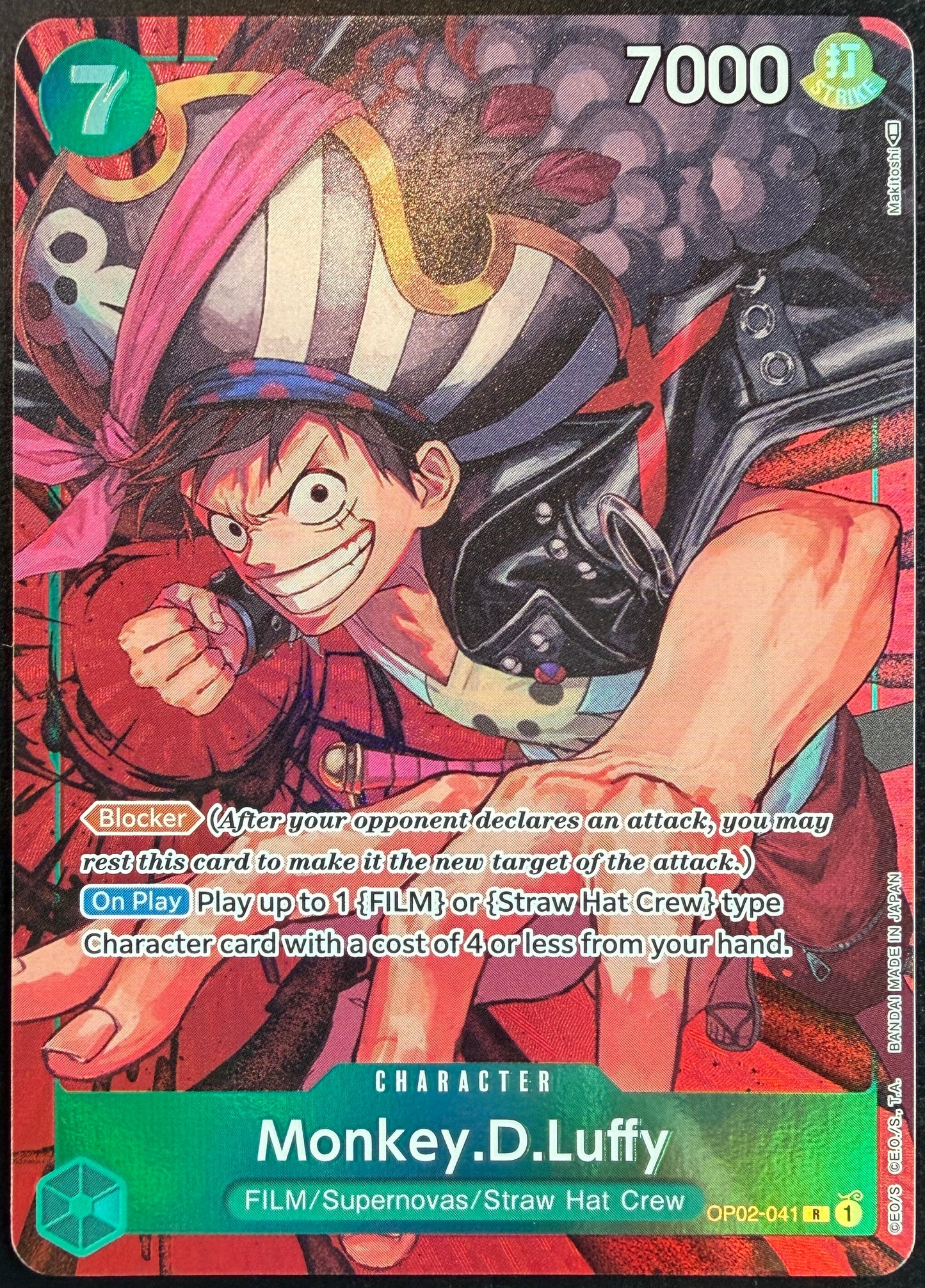 Monkey.D.Luffy OP02-041 Alternate Art