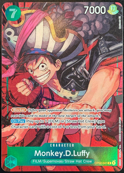 Monkey.D.Luffy OP02-041 Alternate Art