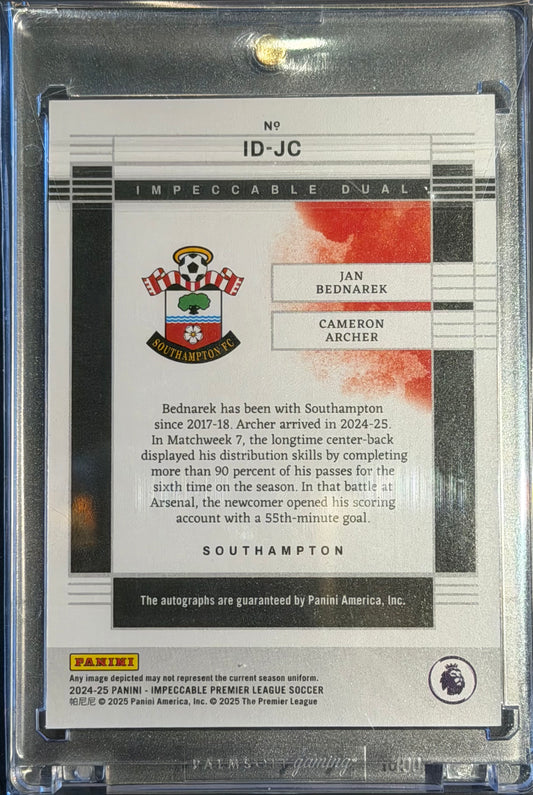 Jan Bednarek & Cameron Archer impeccable dual 1/5 Red