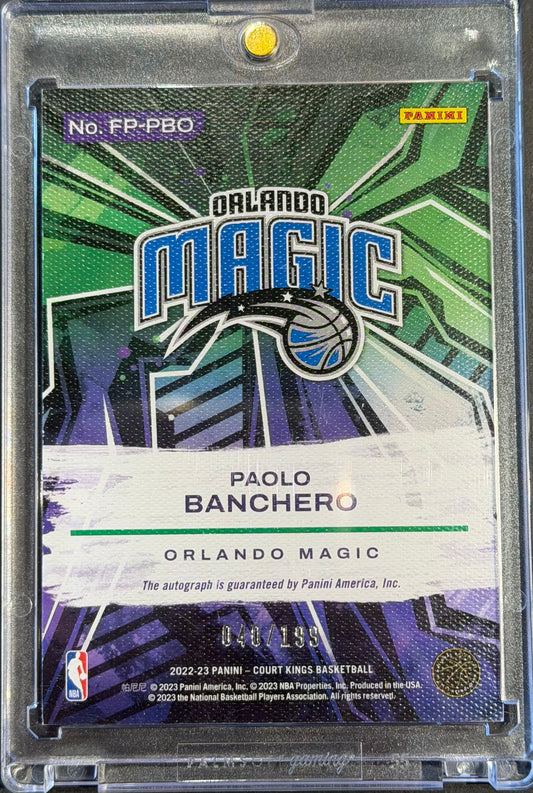Paolo Banchero /199 Fresh Paint Auto RC Orlando