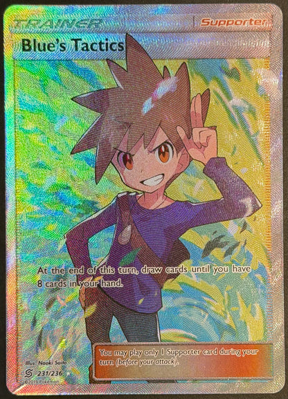Blues tactics 231/236 Full Art cosmic eclipse (Mp/Lp)